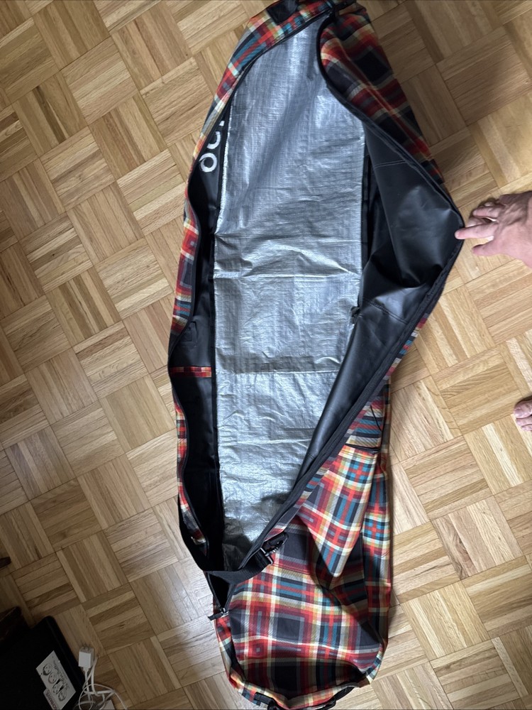156 Length Burton Plaid Snowboard Bag with Strap