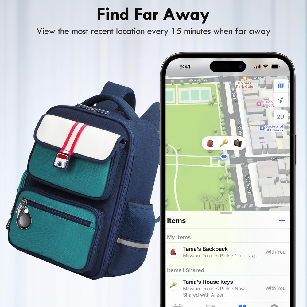 Utag GPS Tracker for 2 Pack, Bluetooth Tracker Works with Apple Find My (iOS ...
