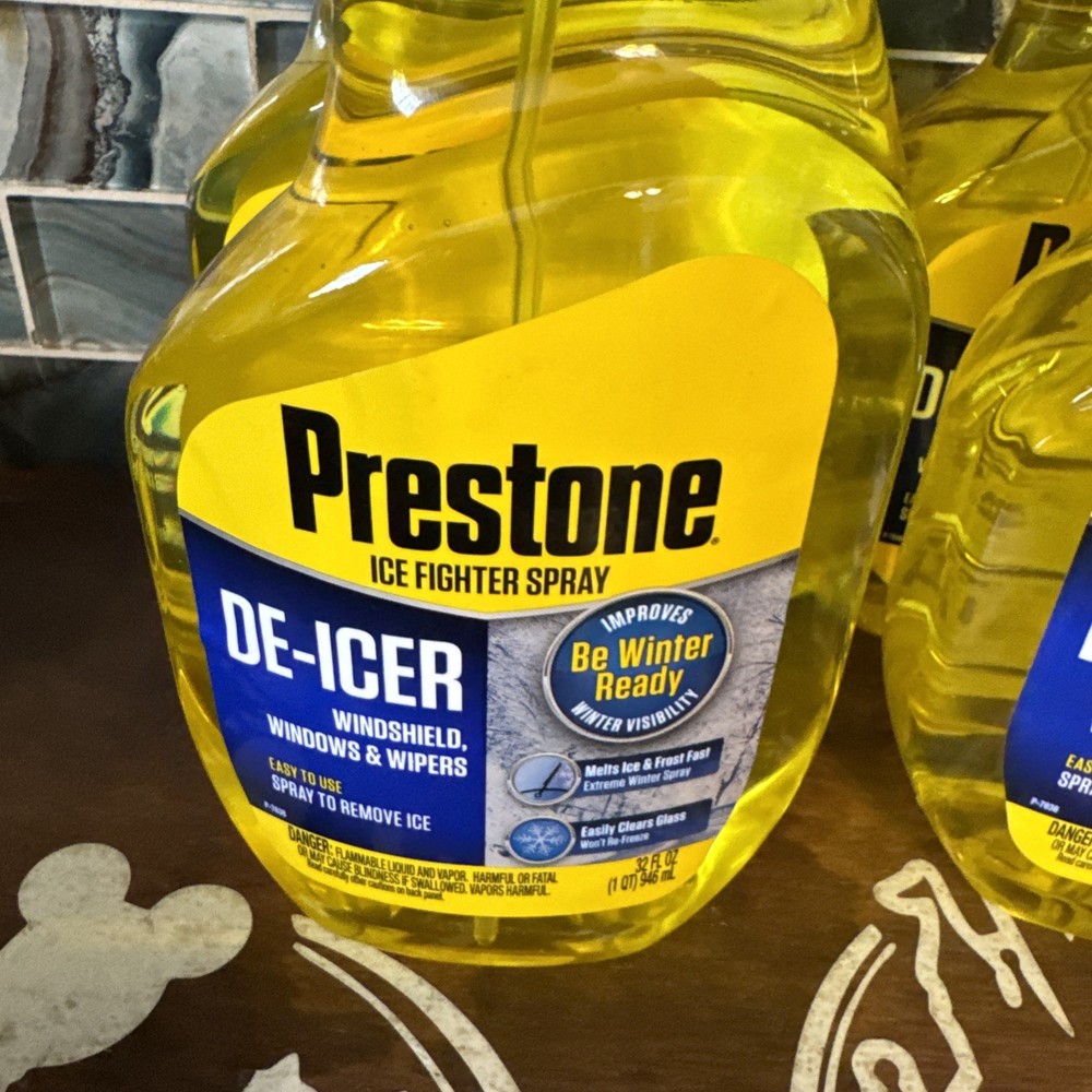 6 Prestone Trigger Spray Windshield De-Icer - 32 fl. oz. ea.
