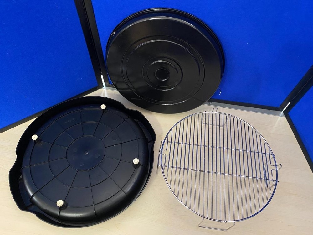 NuWave Pro Plus Oven 20631 Replacement Bottom Base Pan Drip Tray Metal Rack