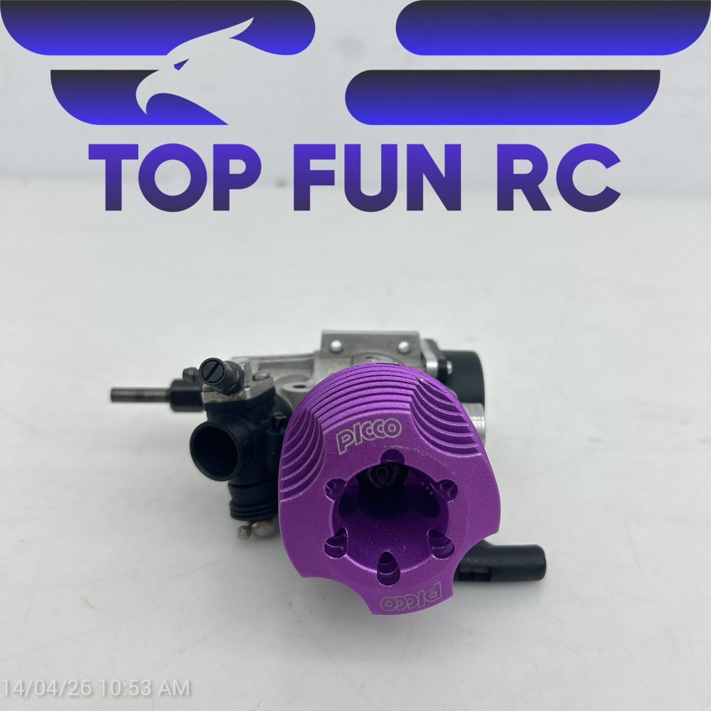 OFNA PICCO .21 NITRO RC ENGINE W/ PULL START GOOD COMPRESSION FOR RC BUGGIES