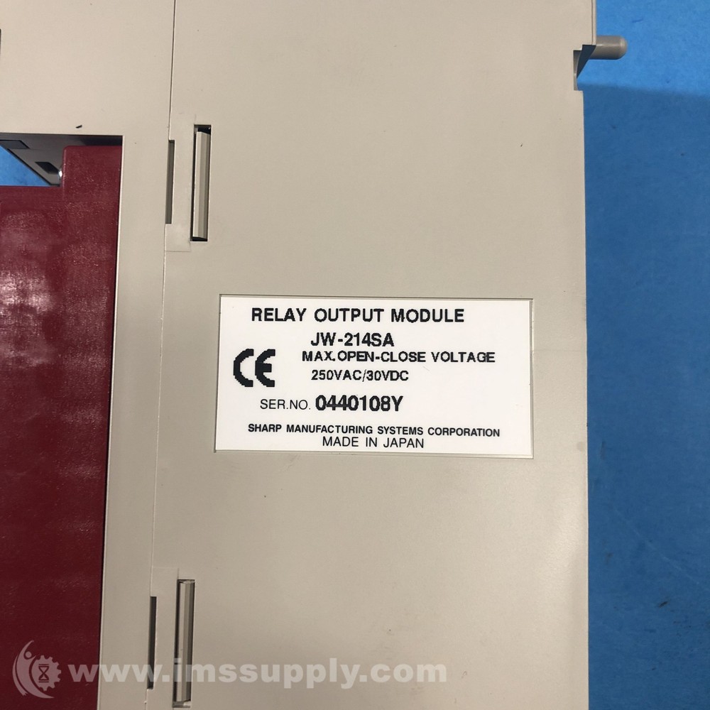 Sharp JW-214SA Relay Output Module FNIP