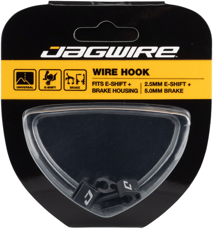 Jagwire Electronic Shift & Brake Wire Hooks - Pack of 4, Durable Cable