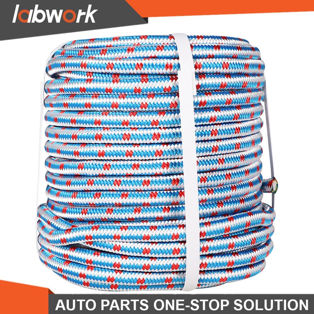 Labwork 1/2"×100' 16 Strand Braided Nylon Polyester Arborist Tree Rope