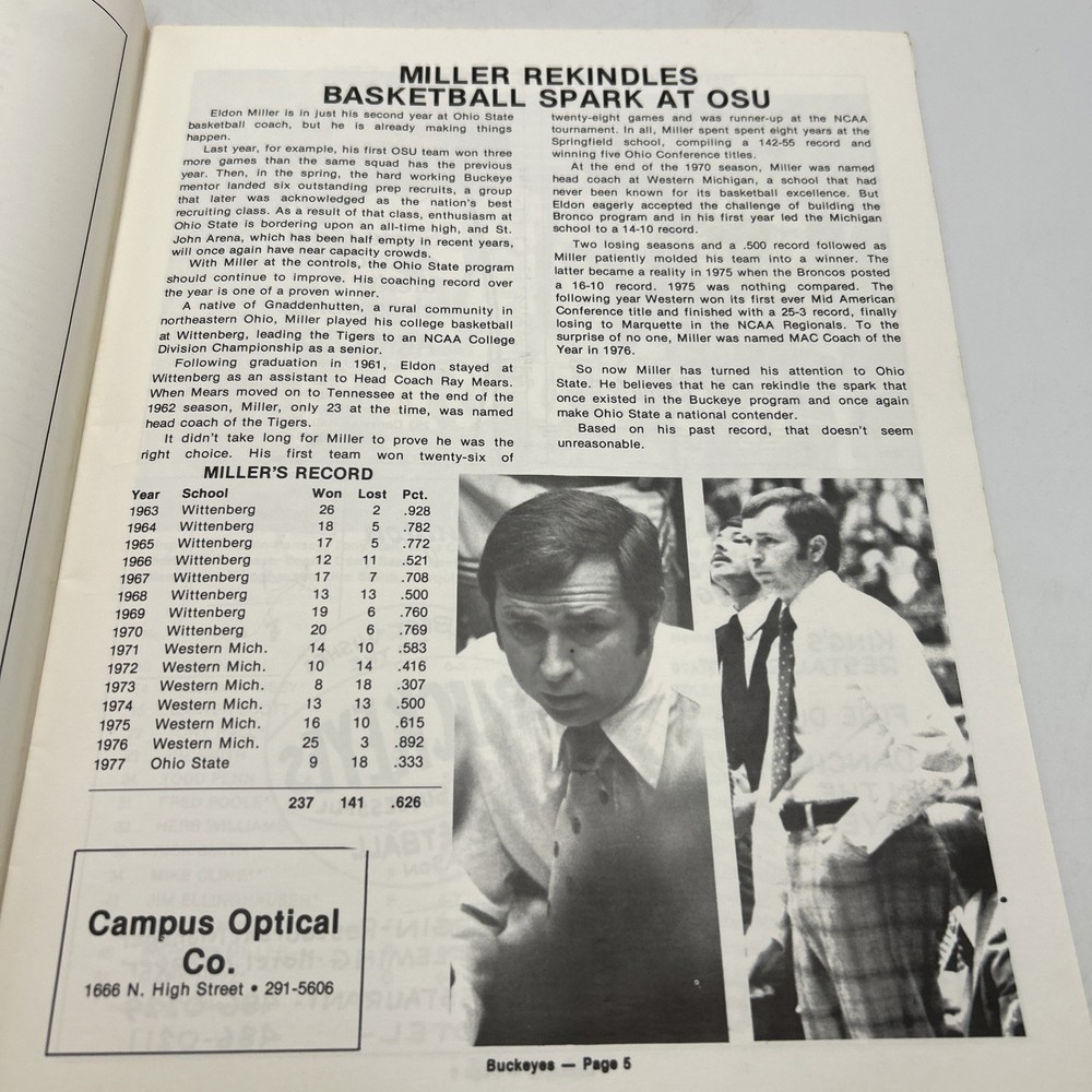 Ohio State Vs Marshall November 28, 1977