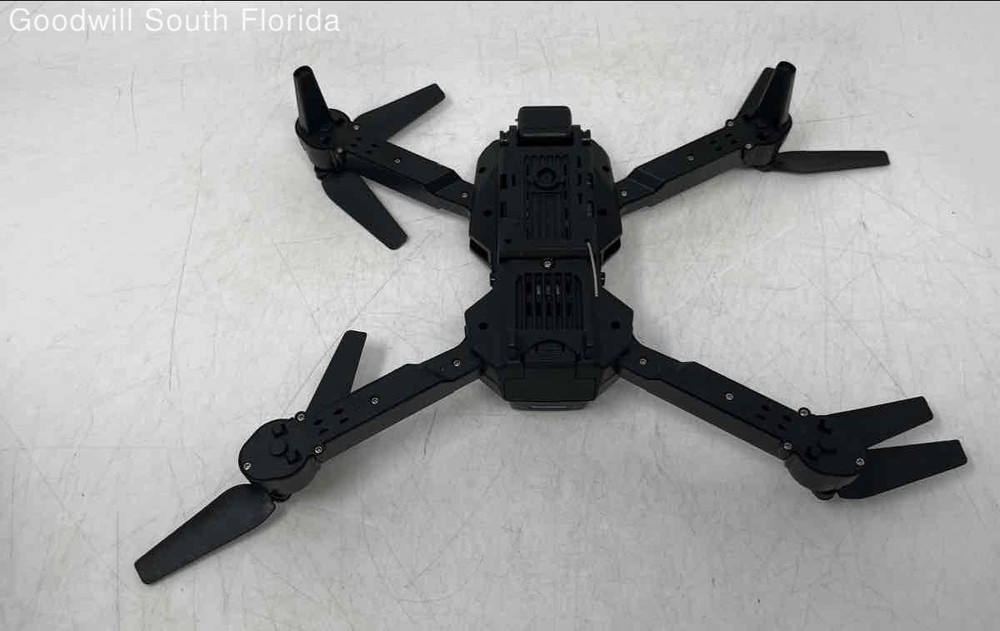 Black Remote Controller Drone With Accessories In Carrying Case No Tested