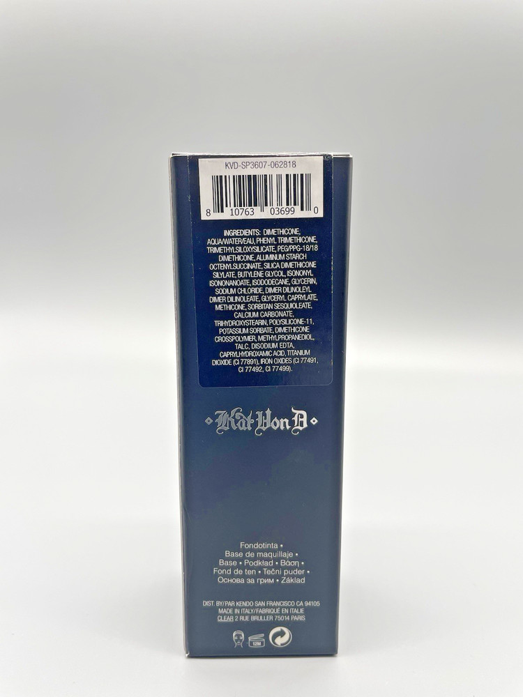 Kat Von D Lock It Foundation 24-Hour Full Coverage - Deep 79 Neutral - 1 oz New