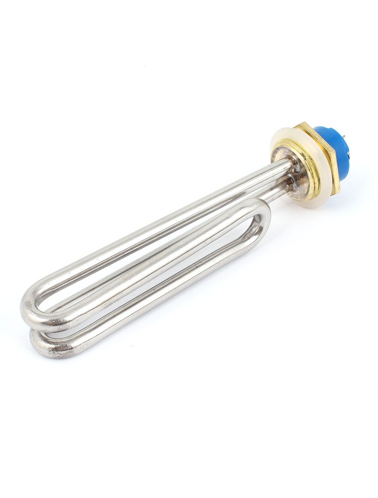 AC220V 2000W Metal Electric Heating Tube Water Heater Element Silver Tone