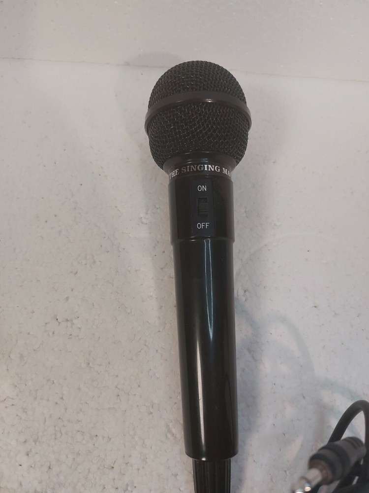 The Singing Machine co inc Microphone black corded