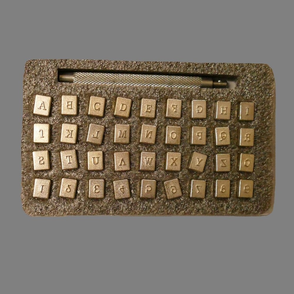 Glacier Wear Alphabet Leather Stamps