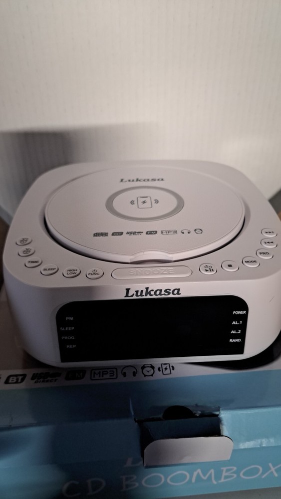 boom box alarm clock 4in1