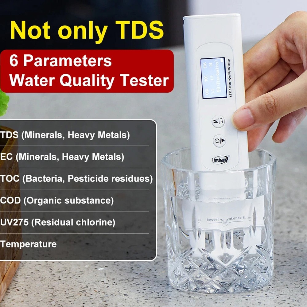Water Quality Tester TDS TOC COD Multi-Parameter Waterproof IP67 EC TemperaturqA