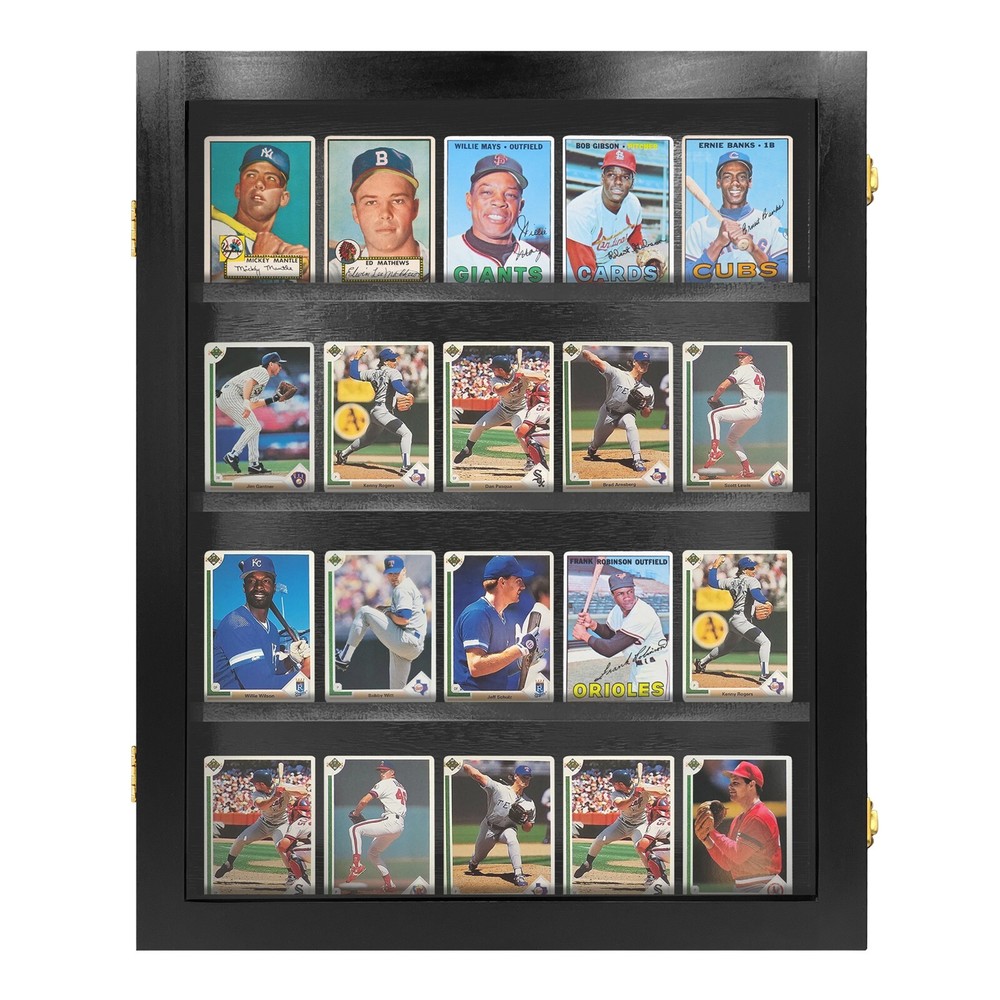 Card display case Black P375B holds 20 ungraded