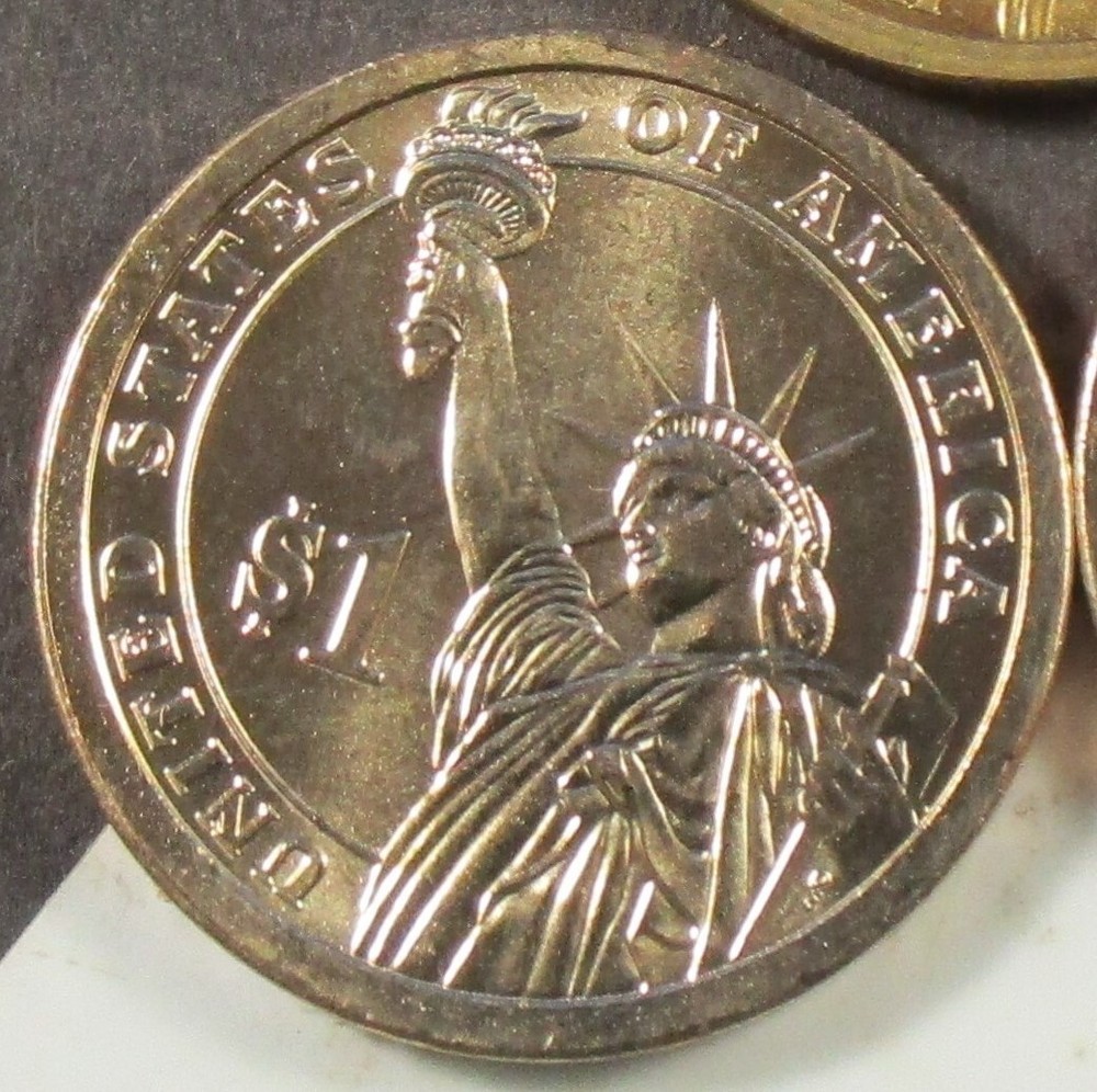 2011 D James Garfield Presidential Dollar From Mint Roll