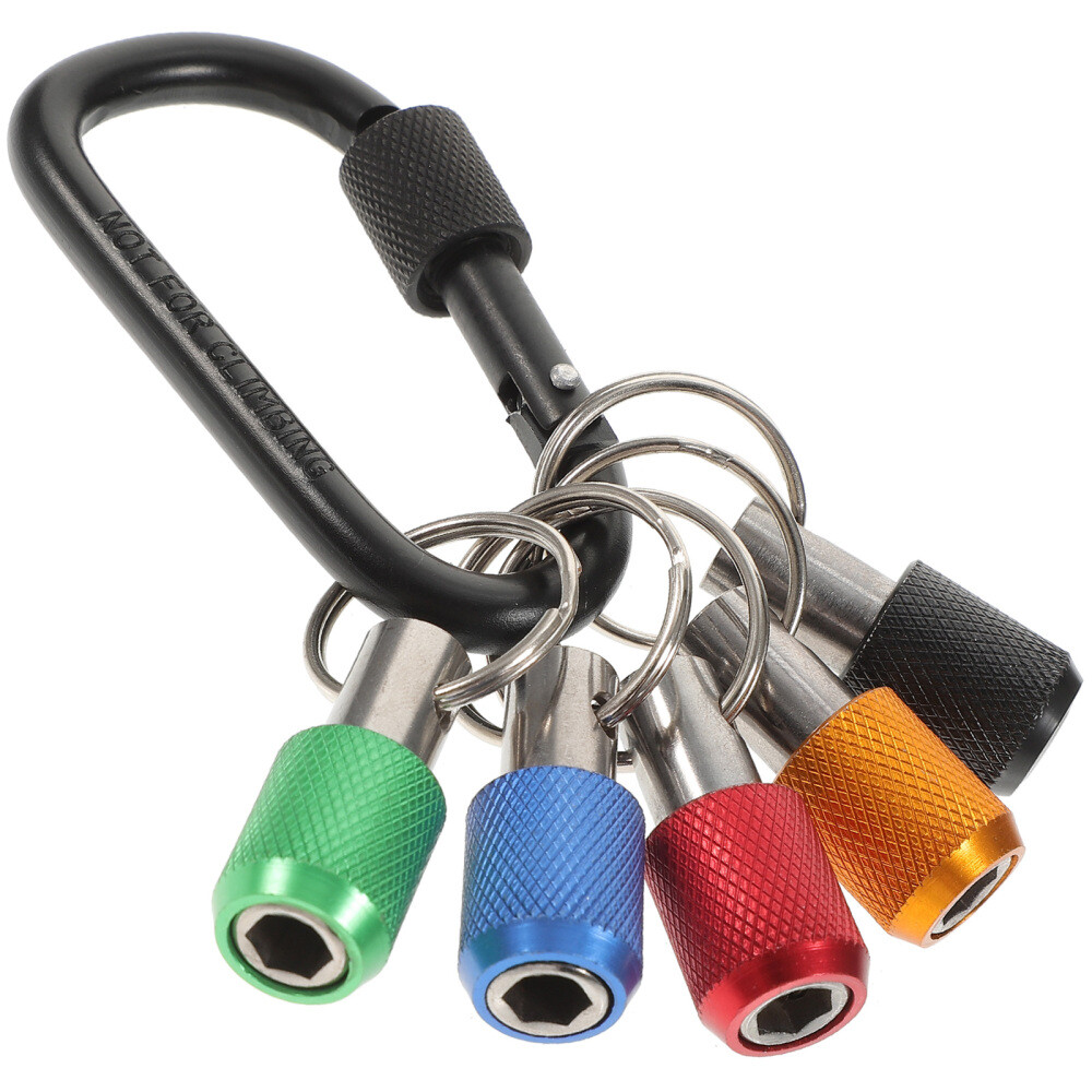 Drill Bit Keychain Holder Keychain Screwdriver Drill Bit Holder Bit Set Tool