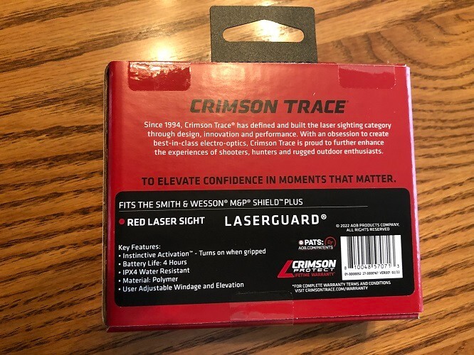 Crimson Trace - Red Laserguard for Smith & Wesson M&P Shield Plus