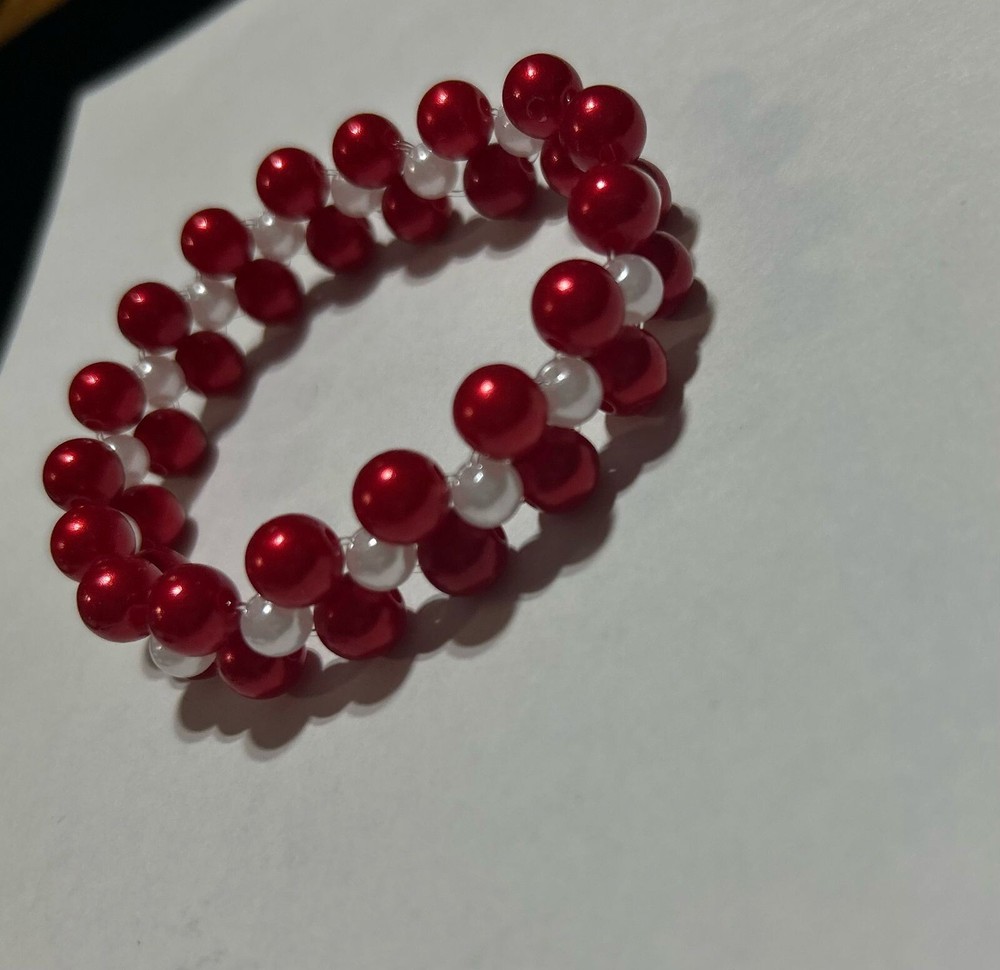 Handmade beautiful unique beaded Elastic bracelet