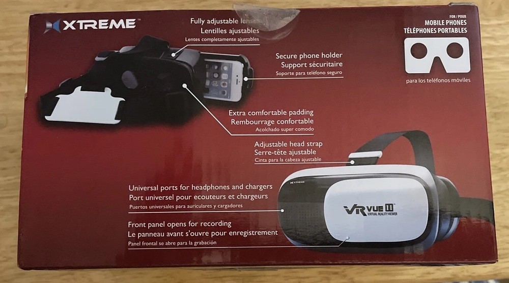 Xtreme VR VUE II Virtual Reality Viewer for Mobile Phones
