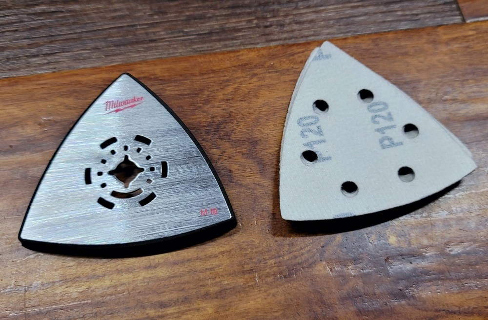 Milwaukee M18 Multi Tool Triangle Sander Accessories