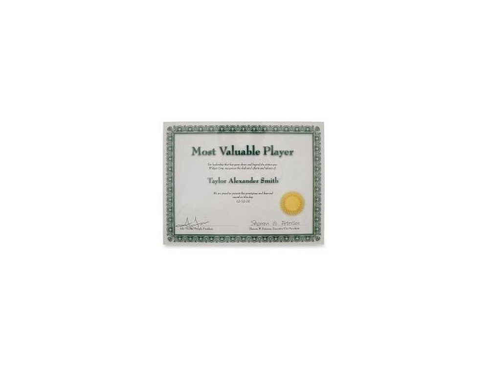 Panel Wall Acrylic Frame, 11 x 8 1/2, Clear