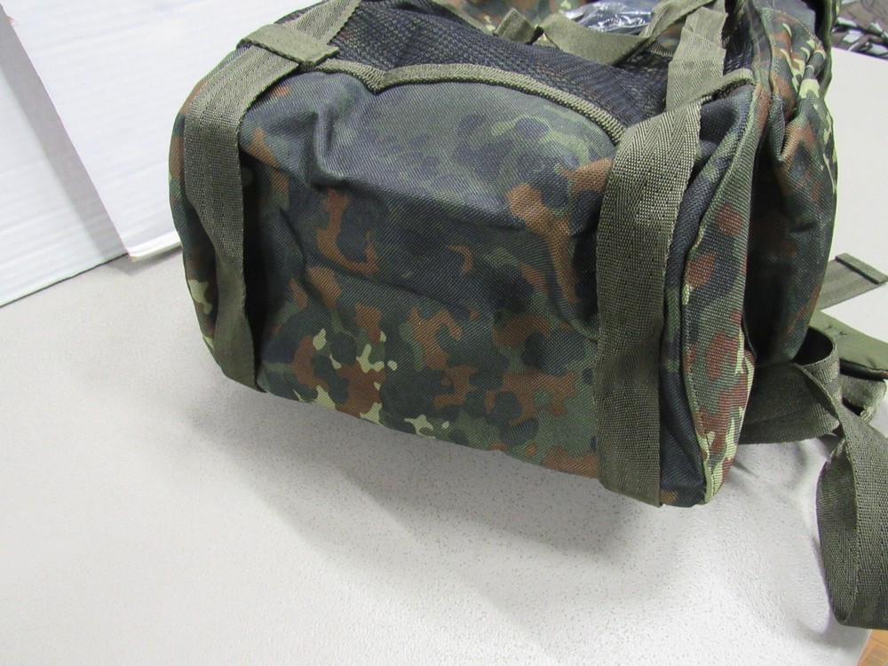 STURM Mil-Tec German Flecktarn Camo Pattern Combat Pack Rucksack with Straps