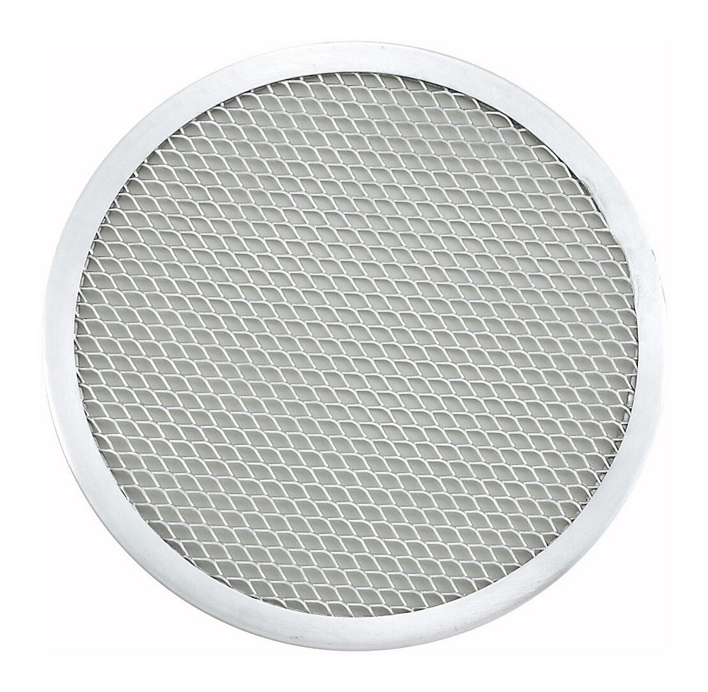 7" Seamless Pizza Screen, Alu (12 Each)