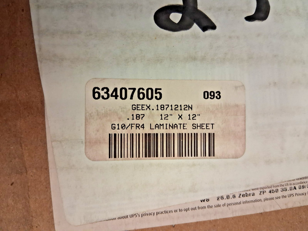 Professional Plastics Epoxyglass Laminate Plastic Sheets 63407605