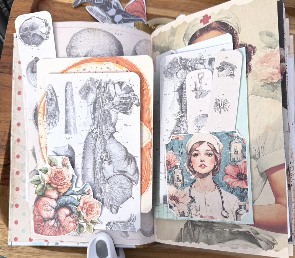 Handmade Nurse Junk Journal