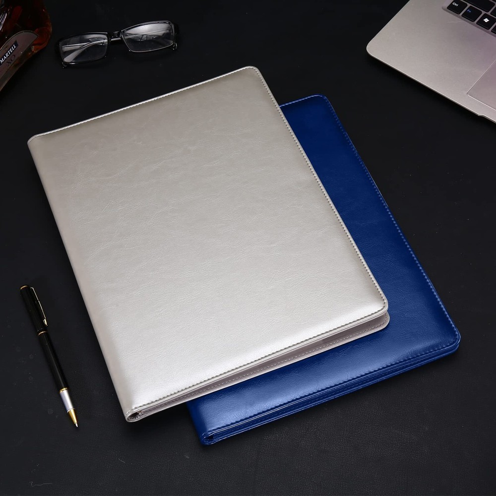 Portfolio Case,Leather Portfolio Folder Organizer, Resume/Conference Document...