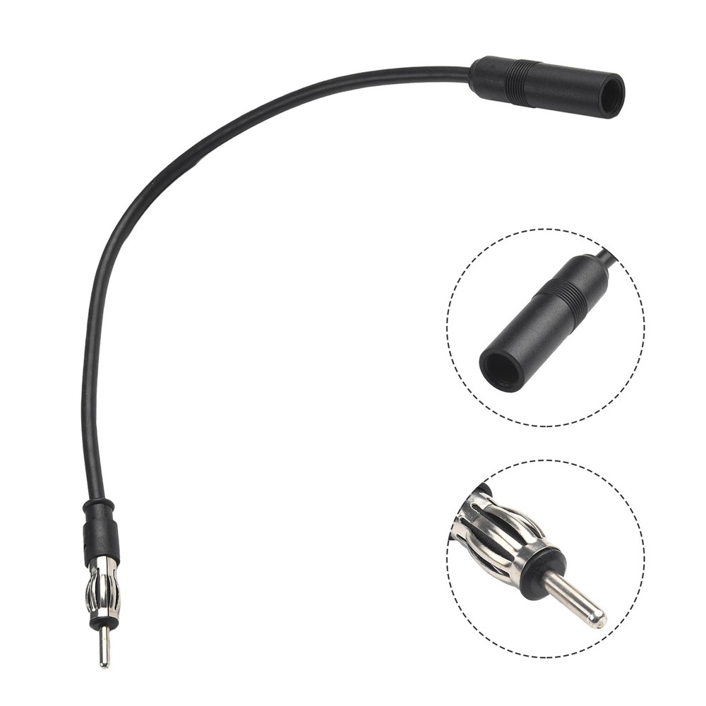 Car Cable Purpose Radio Wide Application Antenna Black Extension Cable