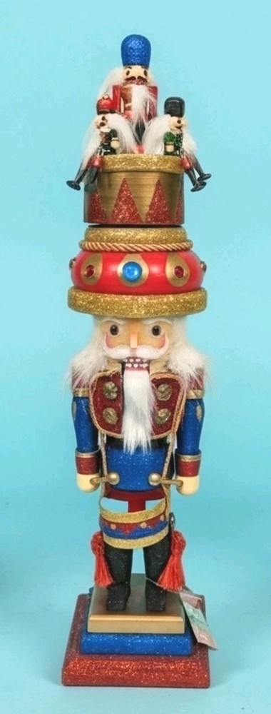 Kurt Adler 20" Hollywood Nutcracker Music Box Hat Nutcracker