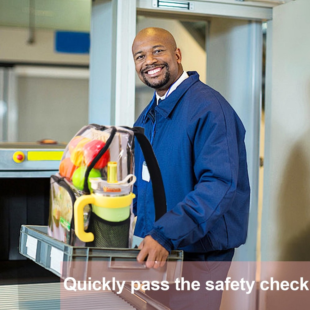 Clear Backpack,See Through Backpack School Approved Heavy Duty Clear Backpack...