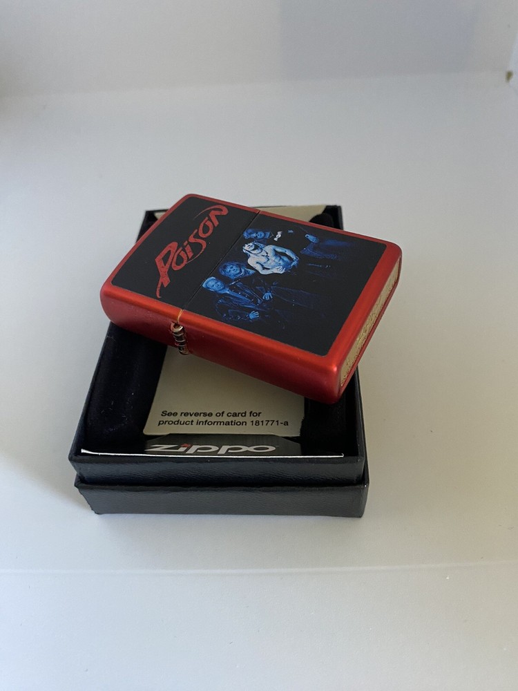 Zippo Poison On A Metallic Red 2022 Lighter