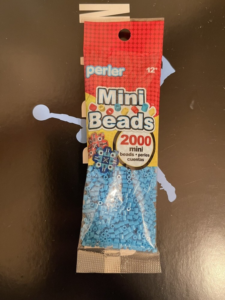 Mini Perler Beads 2000/Pkg Turquoise 3 Pack