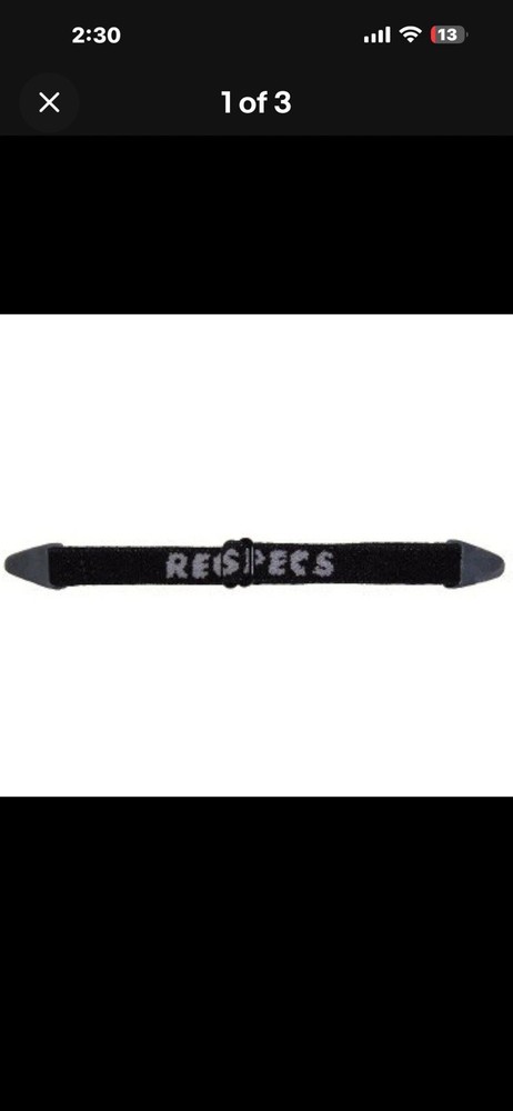 Rec Specs Liberty Protective Eyewear Strap With Snap In Attachment Adjustable