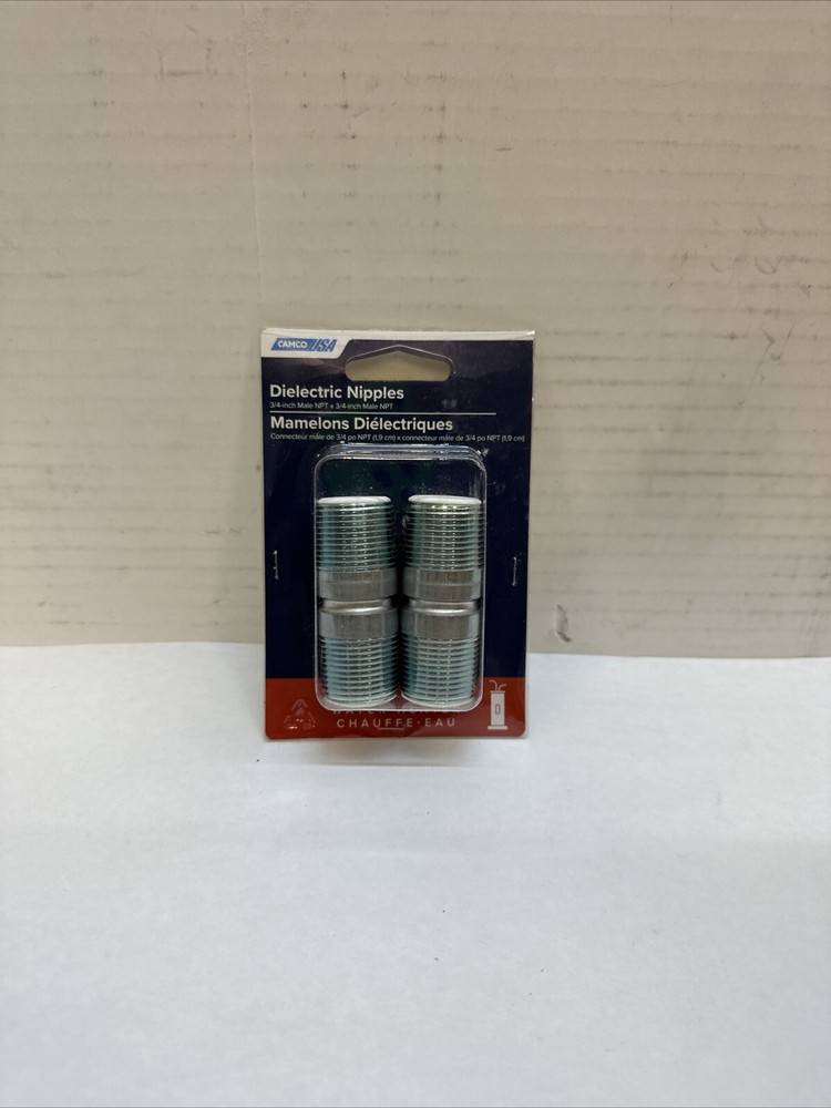 NEW CAMCO Water Heater Dielectric Nipple, 3/4 x 3/4 x 2-1/2-In. MIP, 2-Pk.