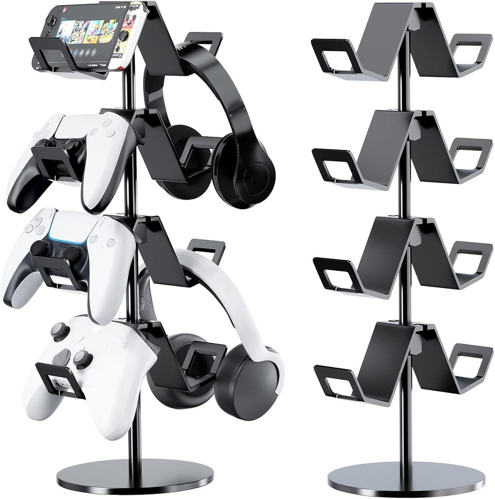 4 Tier Controller Holder Adjustable Headphone Stand for Xbox