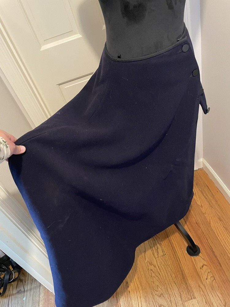 Langston & Sons Navy Side Saddle Habit Jacket Apron