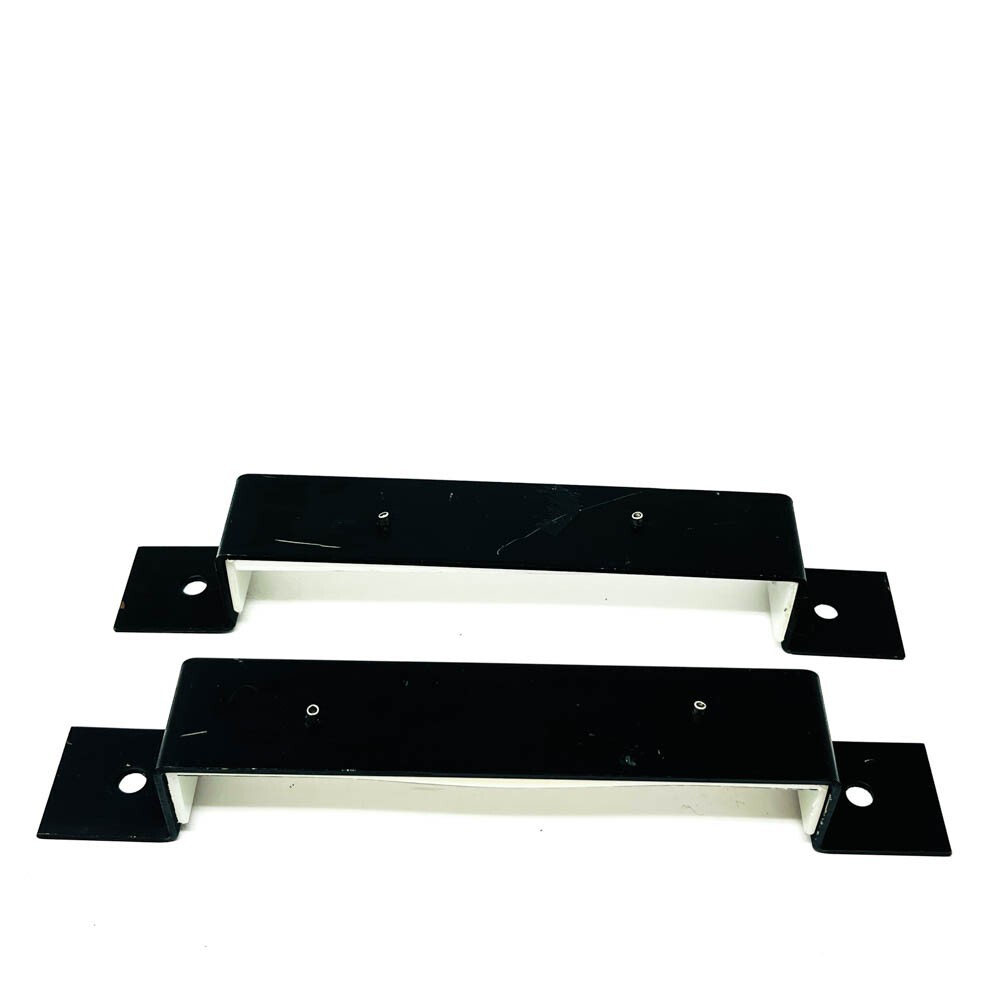 2 pcs Riveted White Plastic Coated Bracket 5025522