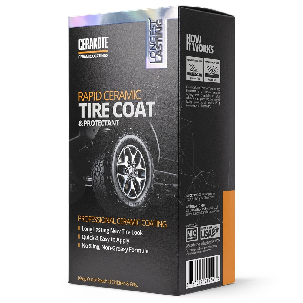 Cerakote Rapid Ceramic Tire Coat - 10 oz. Kit
