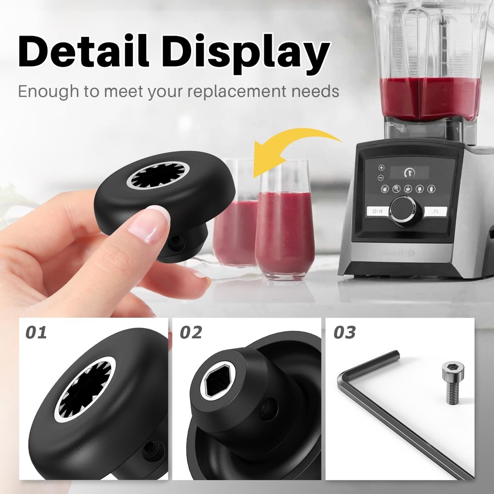 Blender Drive Socket, 5 Pack Drive Socket Replacement 891 802 15546 15547 Com...