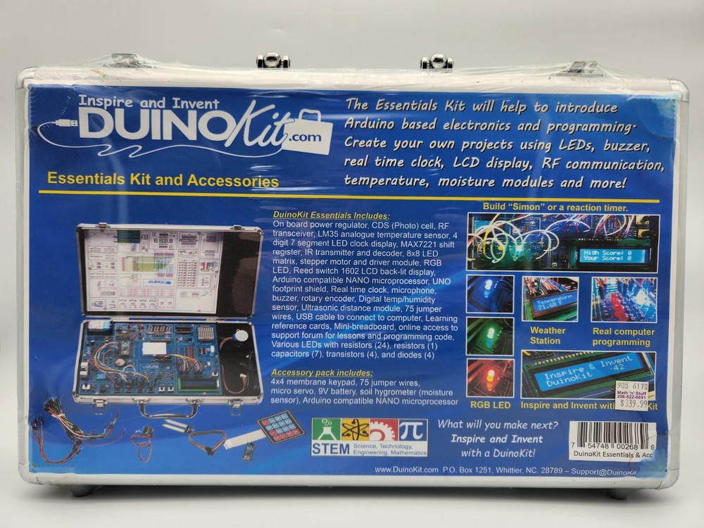 Duino Kit, Arduino Based Learning Advanced Electronics And Programming, LCD LED