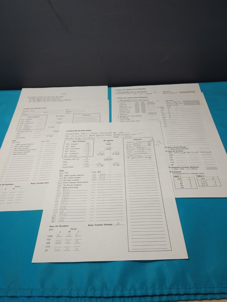 Twilight 2000 Role-Playing Game Bundle GDW 500 *Read Description*