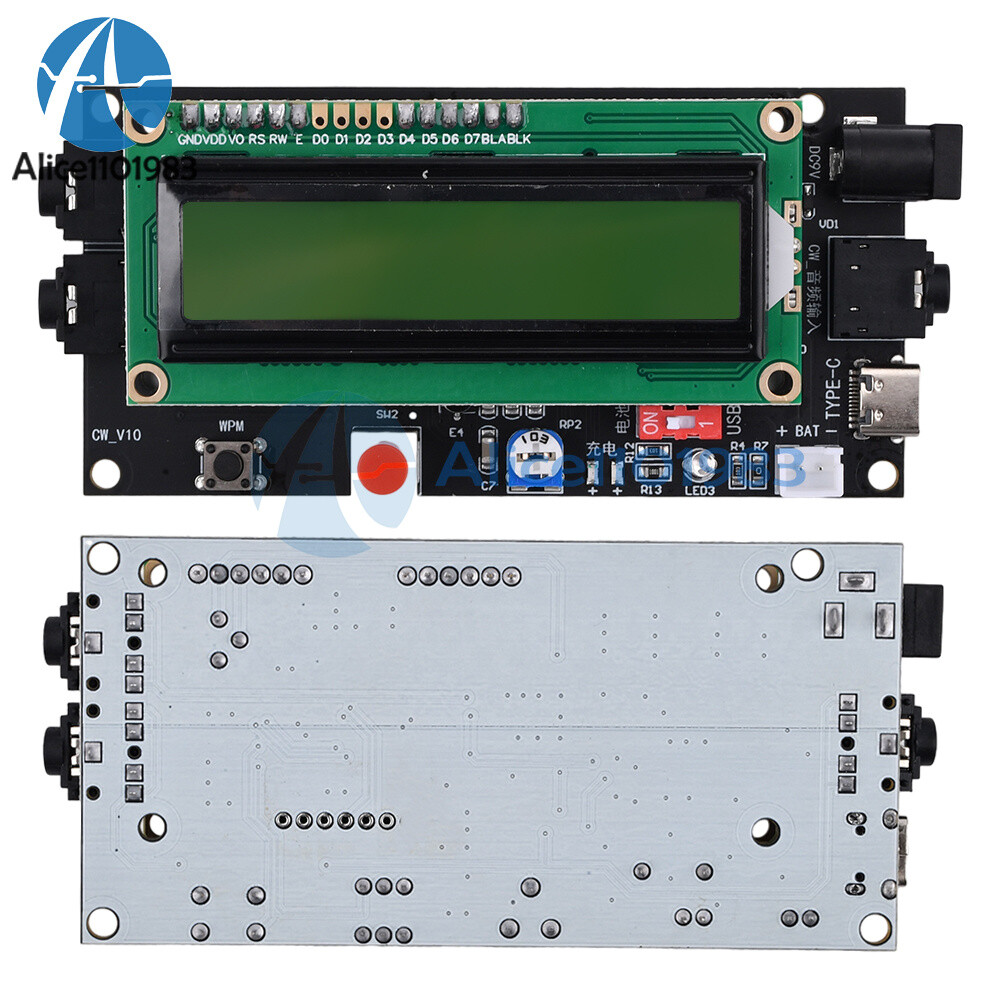 LCD1602 Ham Radio Essential CW Decoder Morse Code Reader Translator Decoder