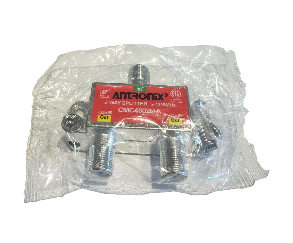 Antronix CMC4002H Splitter - Drop, 2-Way, Horizontal