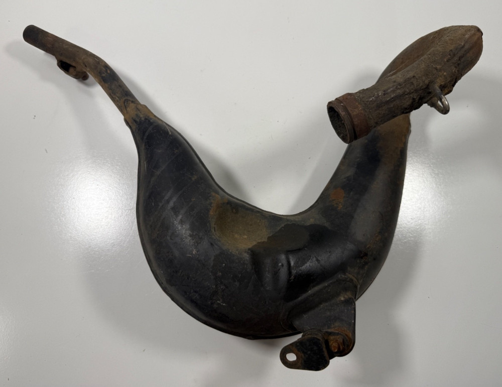 YAMAHA YZ80 EXHAUST PIPE CHAMBER HEADER Used