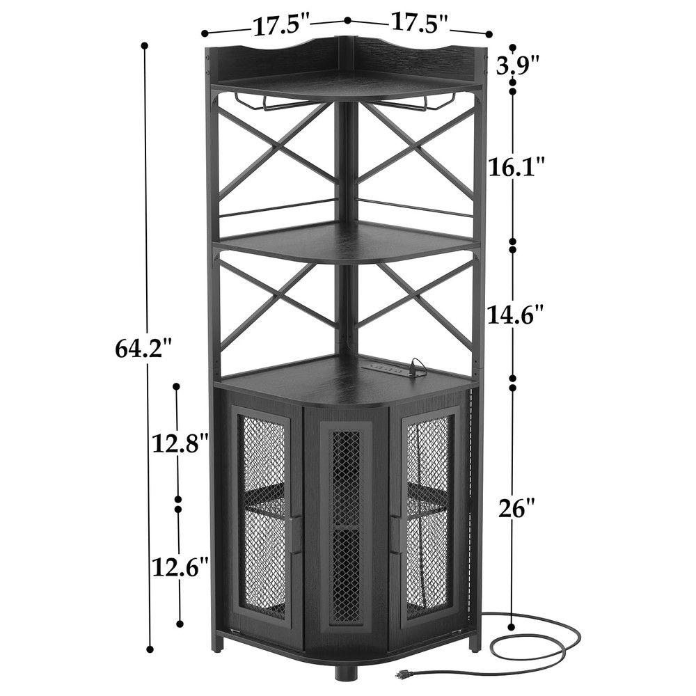 LED Corner Bar Unit Industrial Power Outlet
