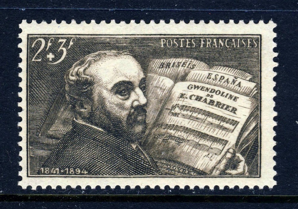 FRANCE . 1942 Alexis Chabrier (B131) . Mint Never Hinged