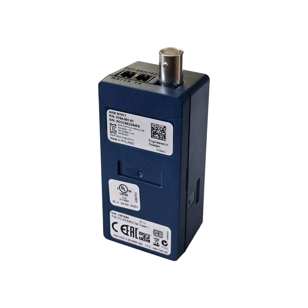 Axis Communications M7011 Video Encoder 0764-001 , H.264 Video Compression NOS
