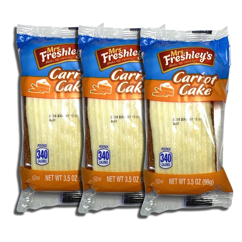 Mrs. Freshley's Iced Carrot Cake Value Pack 16 Count
